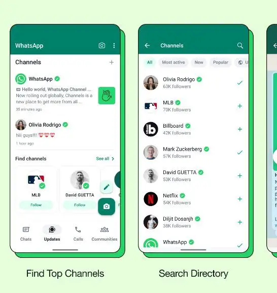 What is new channel update in WhatsApp