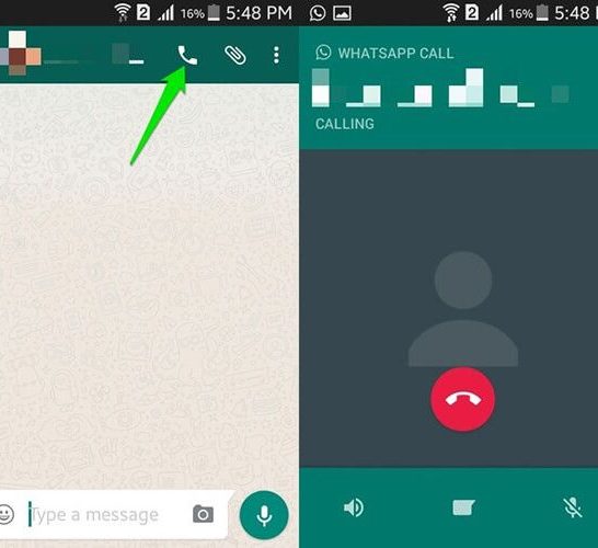 What happens if you call a blocked number on WhatsApp