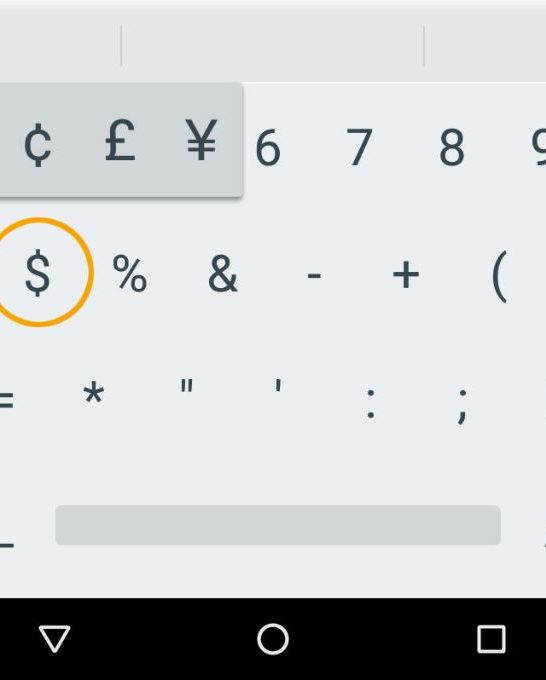 How do I get the Enter symbol on WhatsApp keyboard