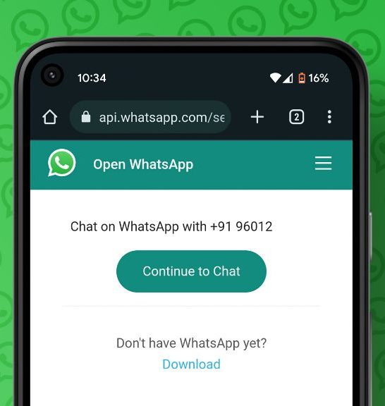 Can you text a WhatsApp number from a cell phone