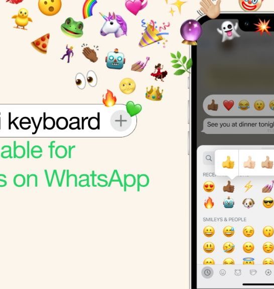 How do I get emojis on my WhatsApp keyboard