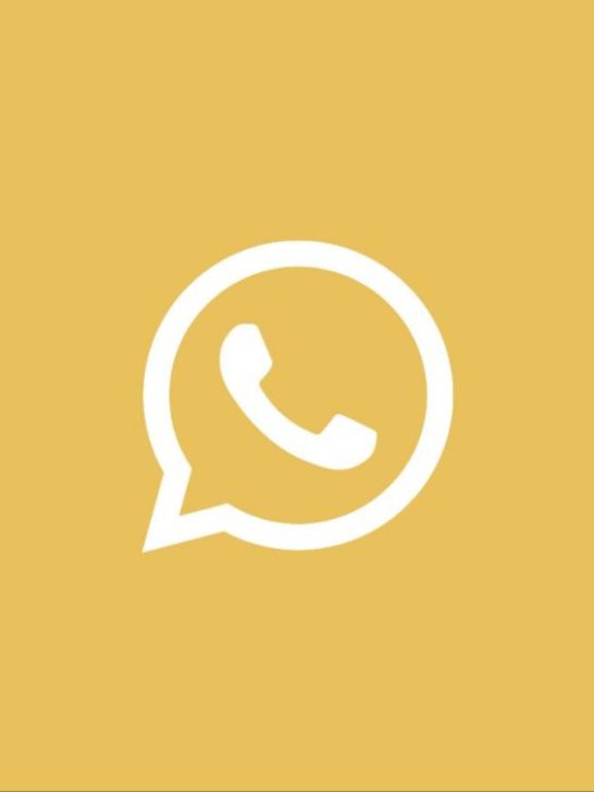 Why is the WhatsApp icon yellow