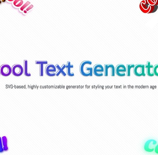 What is cool text generator