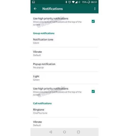 What is the WhatsApp priority list