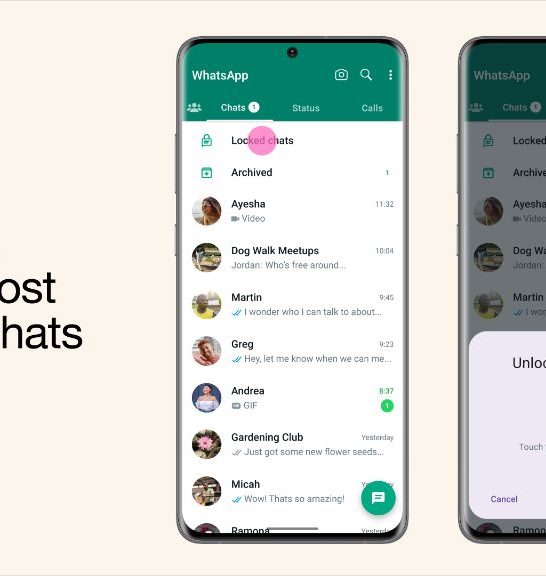 What is the new lock feature in WhatsApp