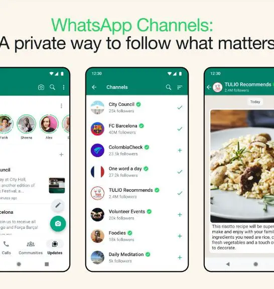 Does WhatsApp have channels like Telegram