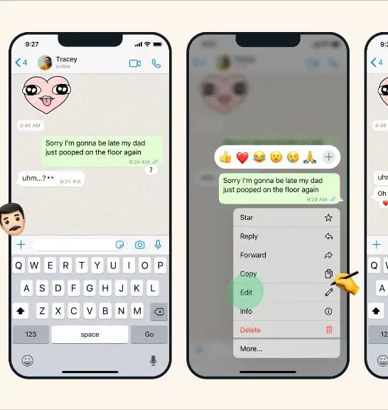 How can I customize my WhatsApp messages