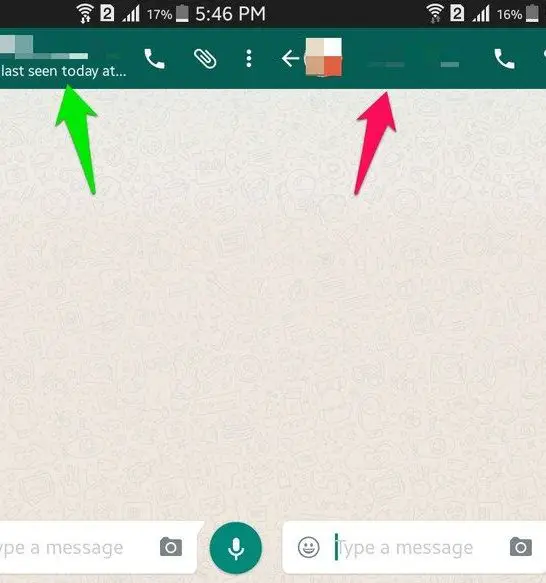 What does a blocked profile look like on WhatsApp