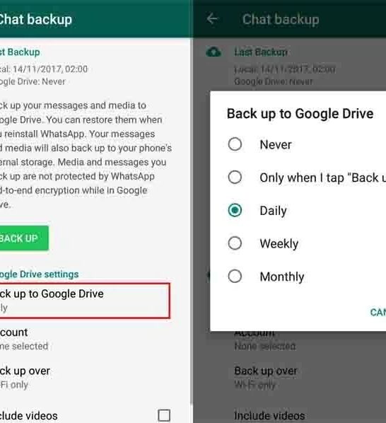 Can we restore WhatsApp chat after clear chat