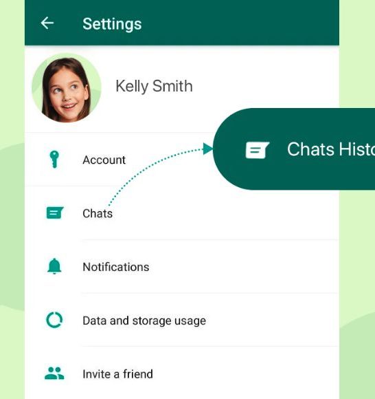 How long is WhatsApp chat history