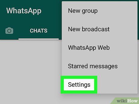 Where is more options on WhatsApp