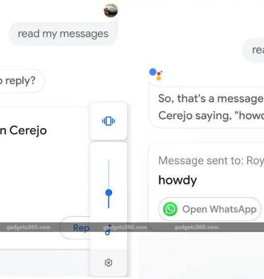 Can Google Assistant reply to WhatsApp messages