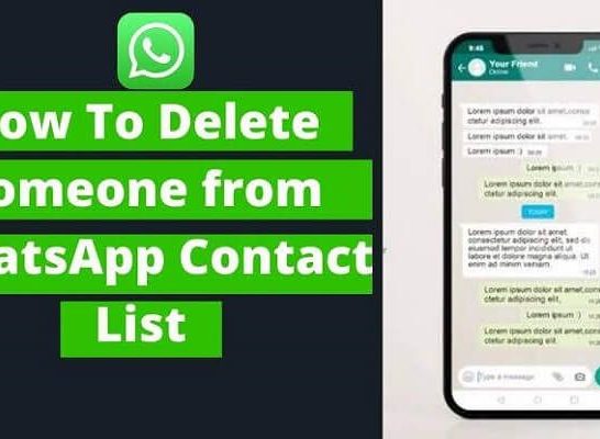 Can I delete a contact only from WhatsApp