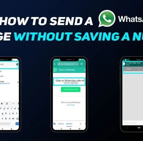 Can you message someone on WhatsApp without saving their number