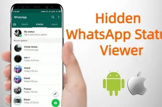 How can I see someone's WhatsApp status when she has hidden me