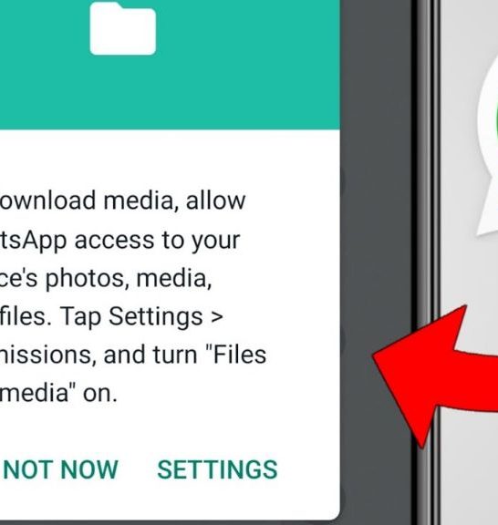 What permissions should I allow on WhatsApp