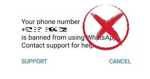 How can I solve my WhatsApp is being banned