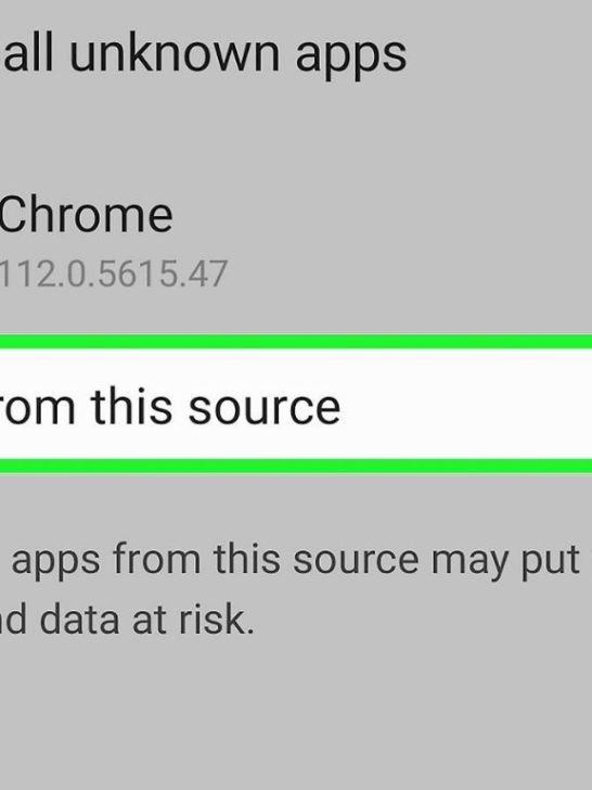 How do I allow unknown sources on WhatsApp