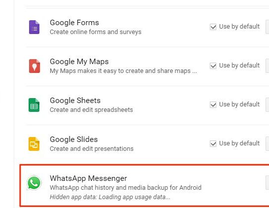 Why can't i backup WhatsApp from Google Drive