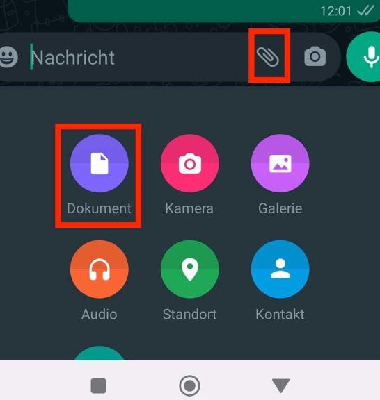 Wie kann man bei WhatsApp ein langes Video verschicken