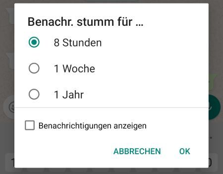 Kann ich sehen ob mich jemand bei WhatsApp stumm geschaltet hat