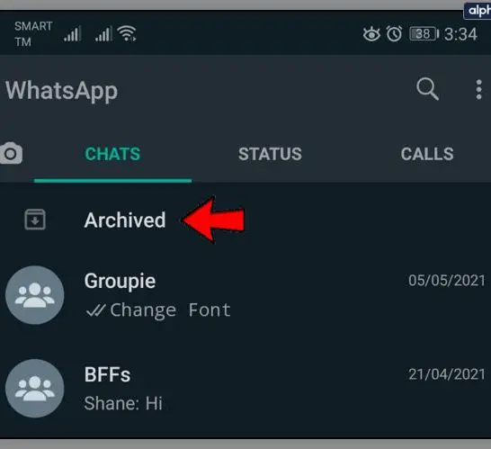 How do I turn off Archive on WhatsApp iPhone