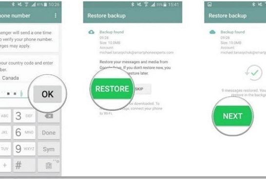 How do I restore my WhatsApp chat history I accidentally pressed skipped instead of restore chat