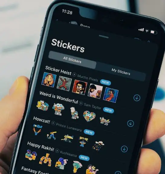 How do I remove stickers from my Android