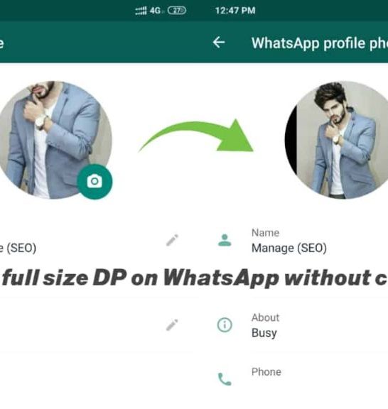 Why does WhatsApp reduce profile picture size