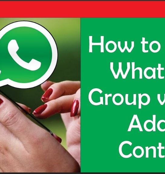 How to make a group chat on WhatsApp without contacts on iPhone