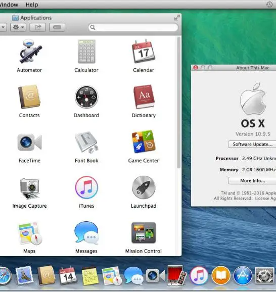 Is OS X 10.9 5 still supported