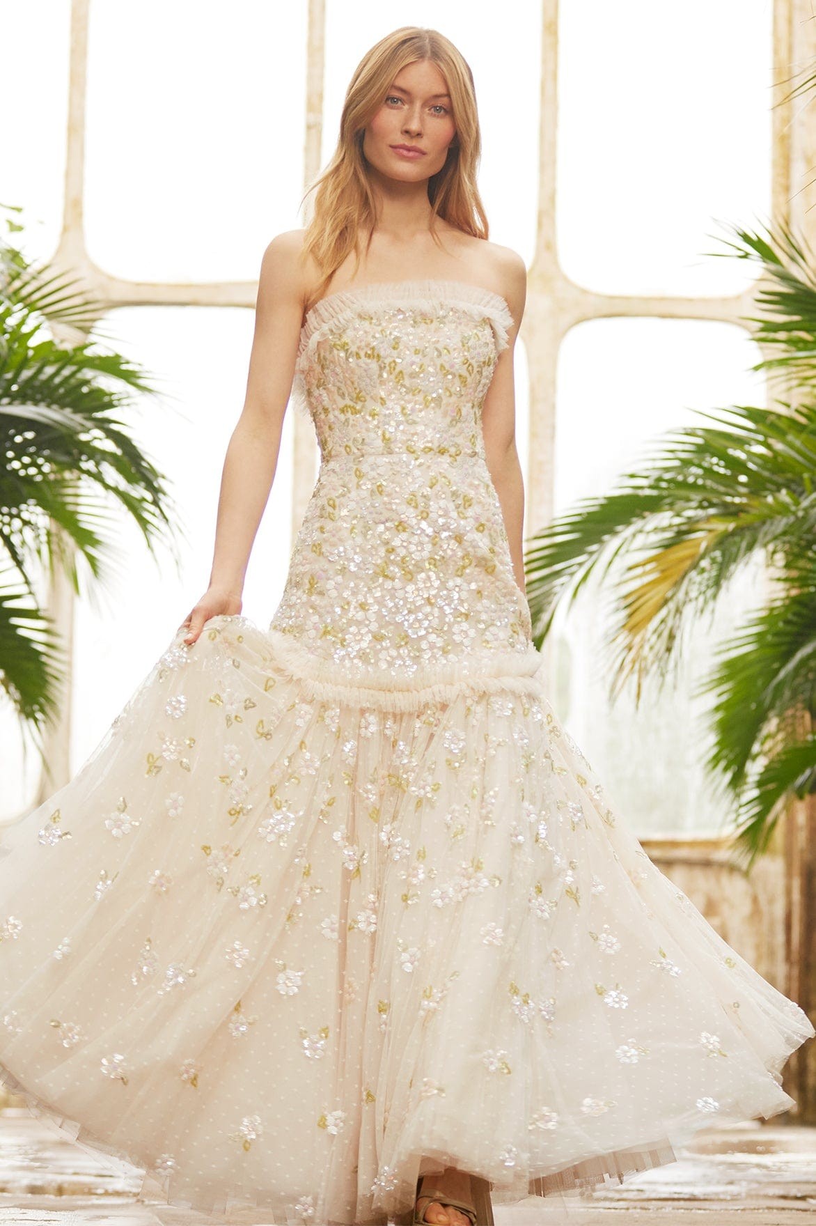 Brianna Strapless Wedding Dress