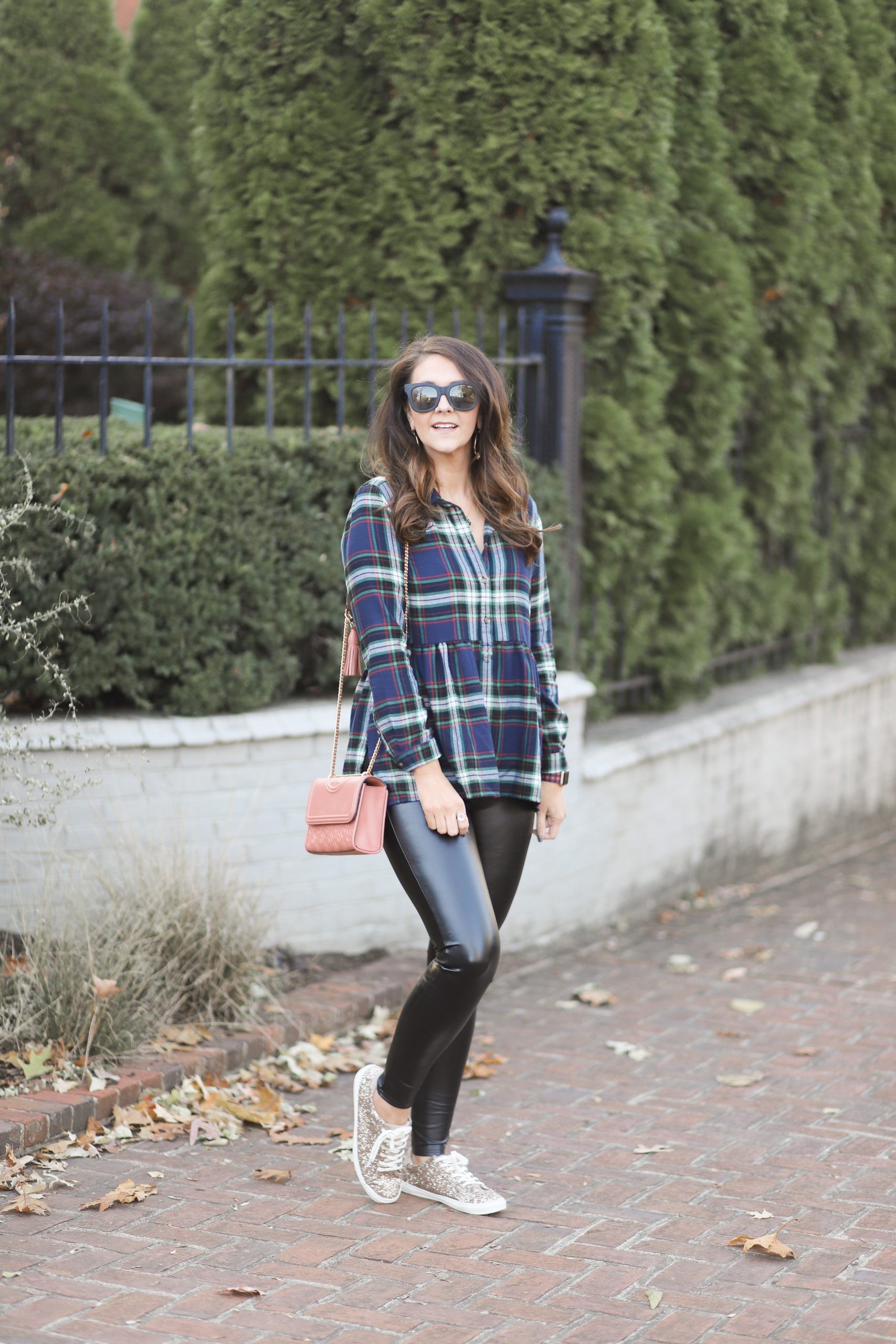 Chambray & Animal Print Booties