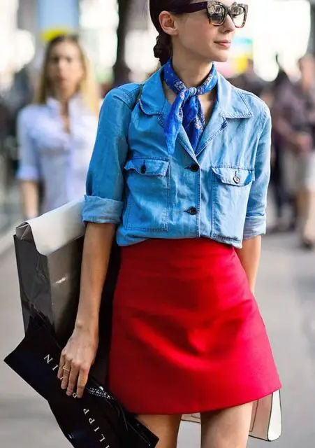 Red + Denim