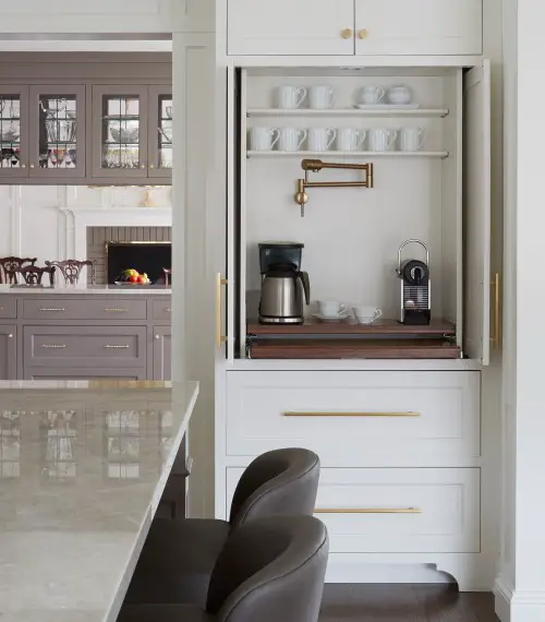 Luxe Built-in Coffee Bar