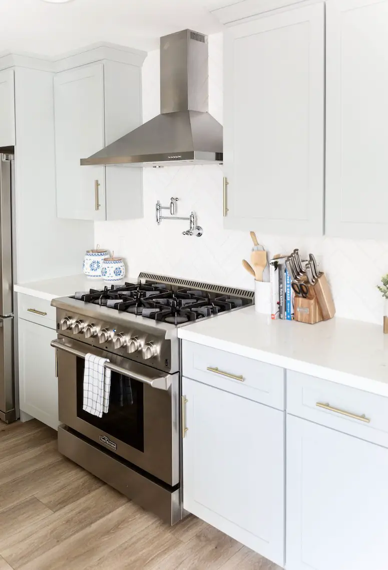 AirBnB Kitchen Transformation: Our Grey Blue Kitchen