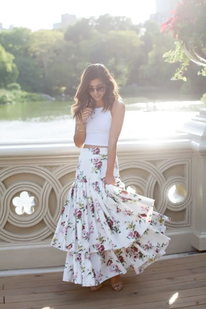 Try a Crop Top with Your Maxi