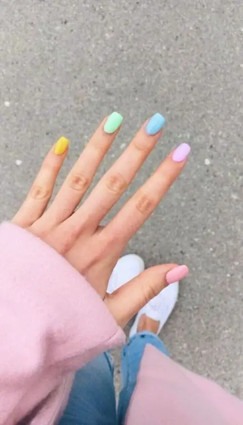 Colored Nail Designs