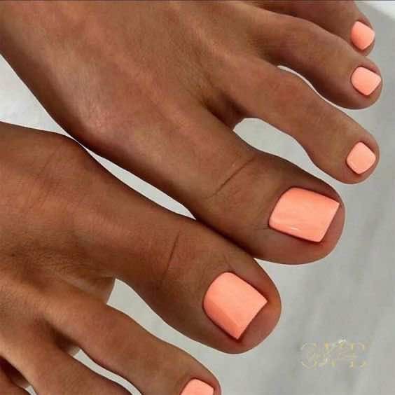 orange Creamsicle Toes