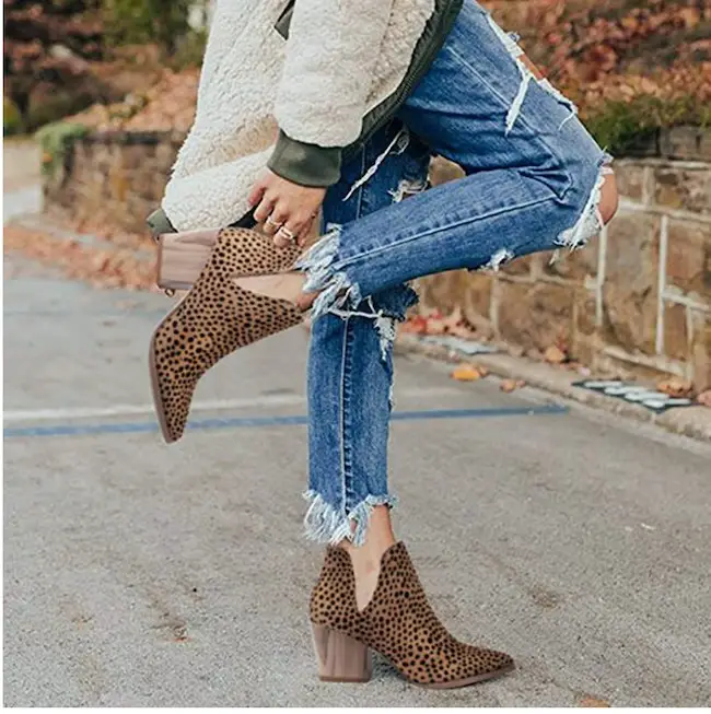 How to Wear Leopard Print Boots with Jeans