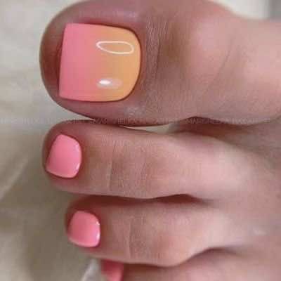 orange Creamsicle Toes