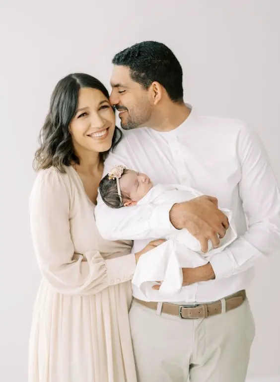 All White Outfits for Newborn Photos