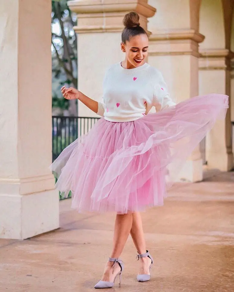 Pink Tulle Skirts