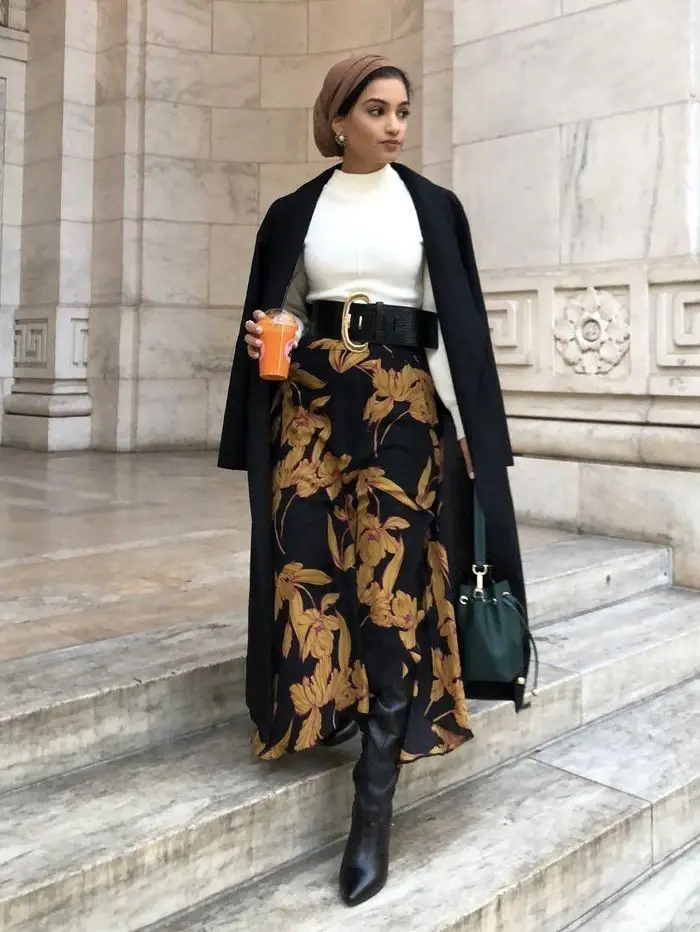 A Gorgeous Statement Skirt + Outerwear