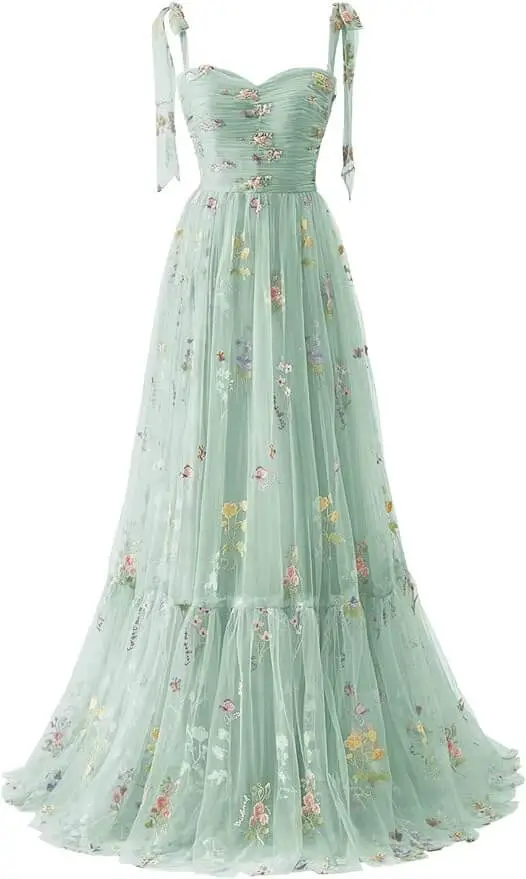 Cudiew Tulle Long Dress