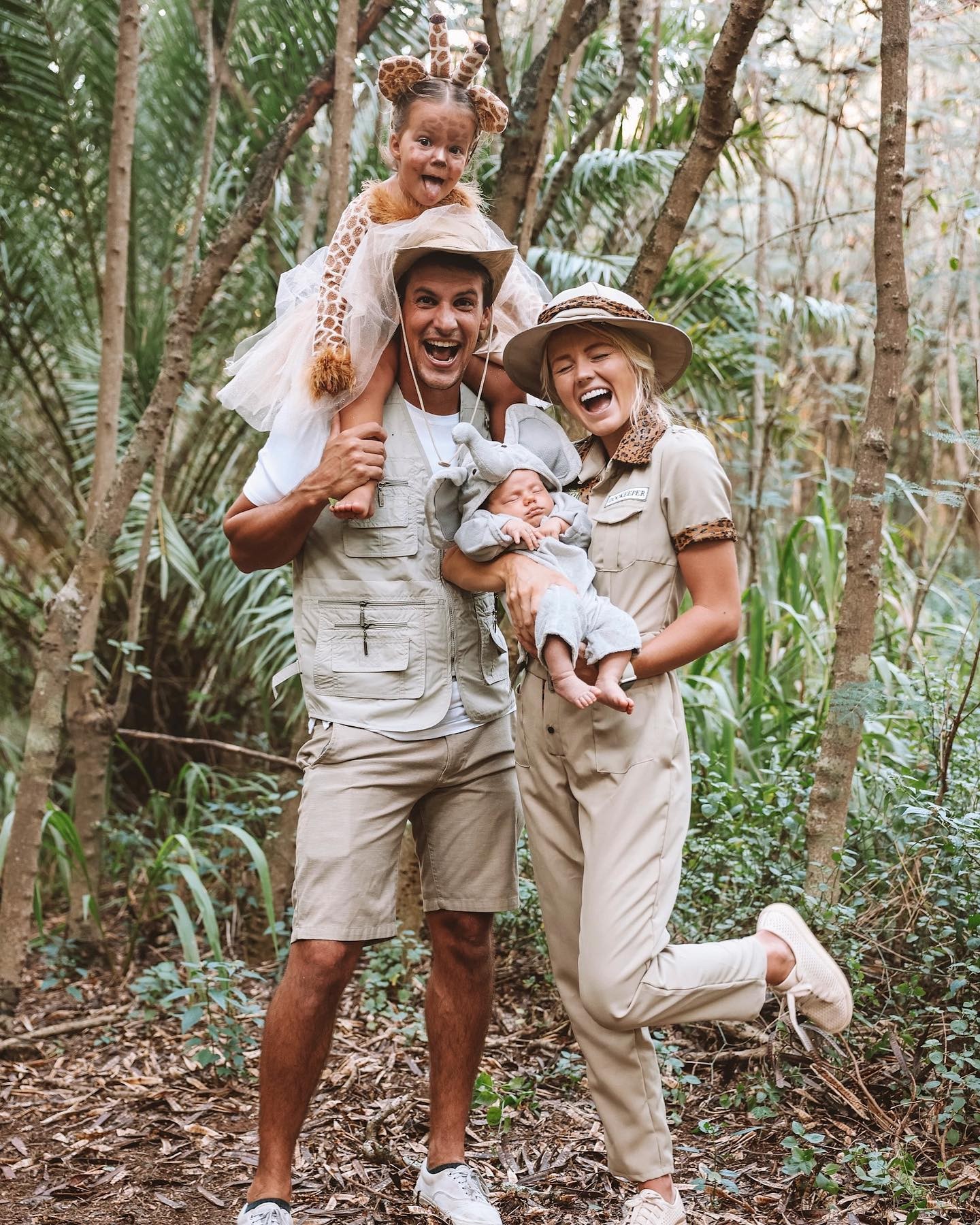 Safari Goers and Animals Halloween Costume Ideas