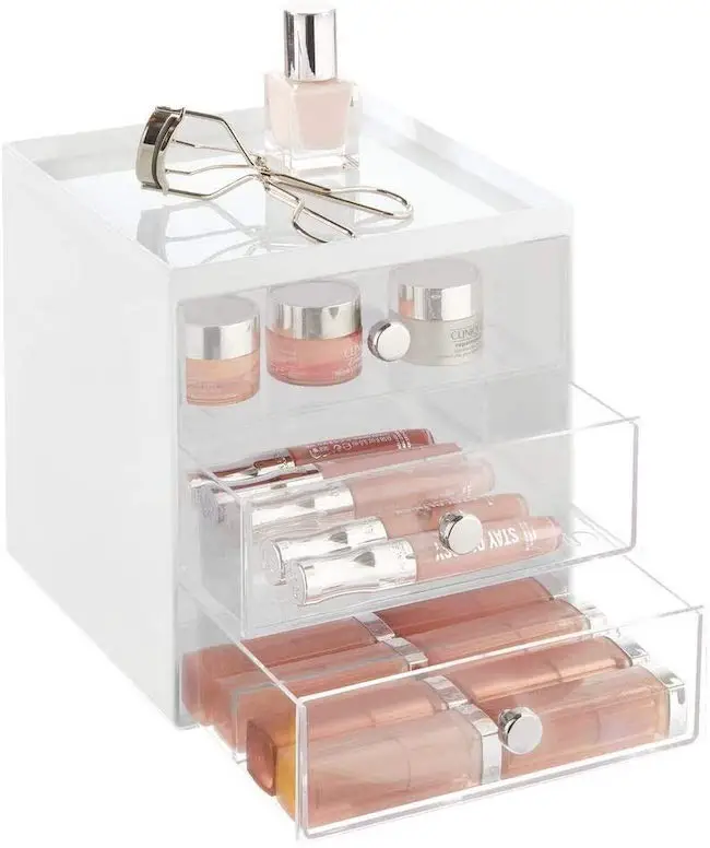 Countertop Makeup Storage Ideas