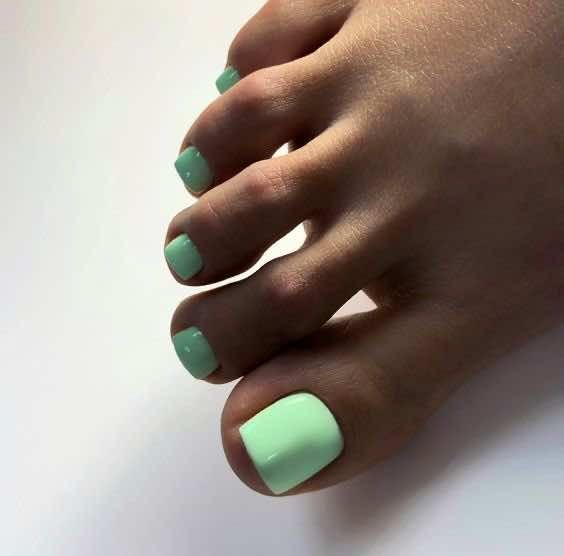 bright minty green