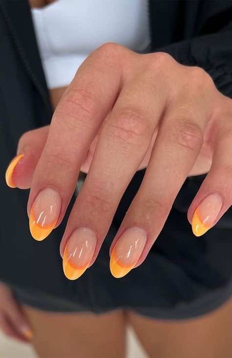 French Tip Summer Nail Ideas