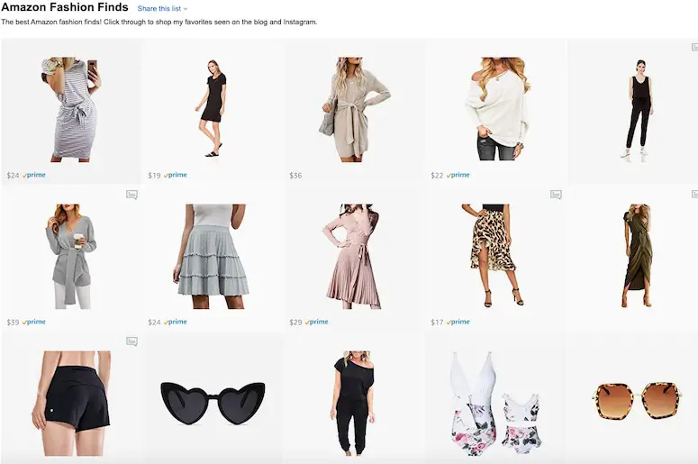 8-Follow Amazon Storefronts by Influencers